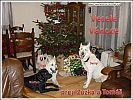 <b>přeji moc krásné Vánoce z Prahy, příjemného Silvestra a hodně štěstí, zdraví a lásky v roce 2013. </b> <br/>    Já si to bohužel letos moc asi neužiju, jdu do práce i 1.1.2013 (kontrolovat závěrku) a navíc mám na svátky až do 2.1. tchýni.  No alespoň se důkladně dovím, co všechno dělám špatně. <br/>    Na přáníčko jsem se snažila najít fotku, kde bude celá naše psí smečka, ale ono je děsně těžké je vyfotit najednou, tak jsem našla jen fotku z minulých vánoc. Je pravda, že sousedi nás nemají zrovna v lásce kvůli našim miláčkům, oni ti dva naši bělouškové nemají moc rádi cizí lidi. <br/>Zuzka Pavlovská